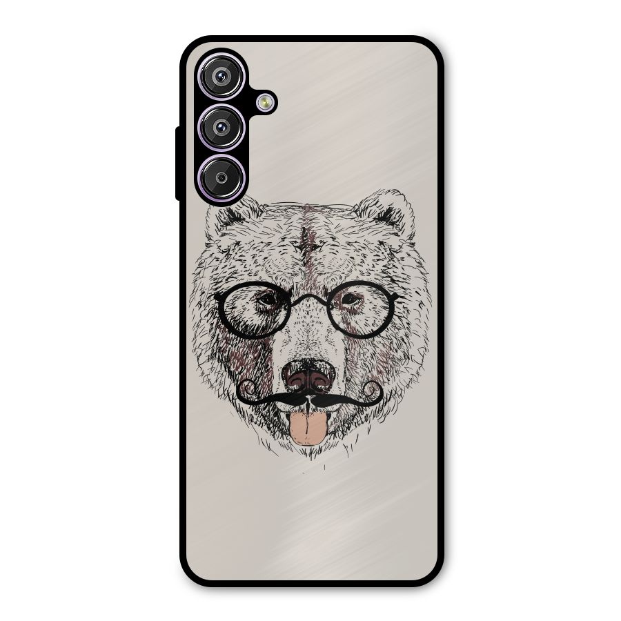 Studious Bear Metal Back Case for Galaxy F15