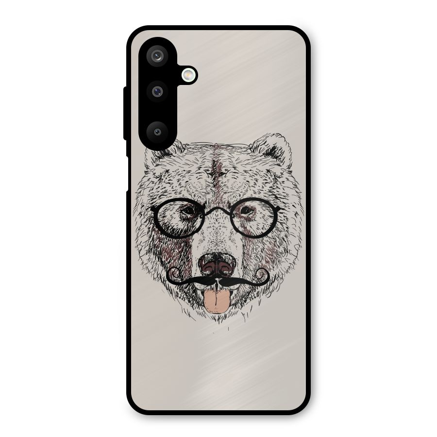 Studious Bear Metal Back Case for Galaxy M16