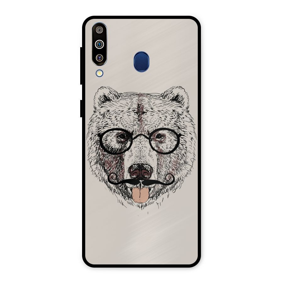 Studious Bear Metal Back Case for Galaxy M30