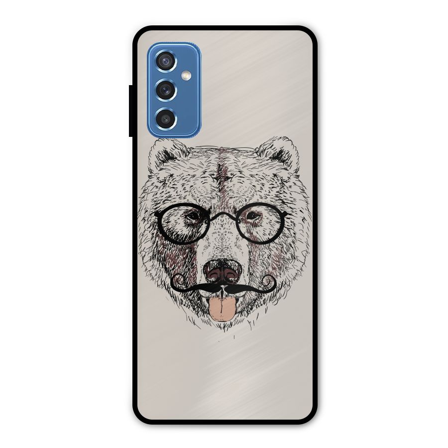 Studious Bear Metal Back Case for Galaxy M52 5G