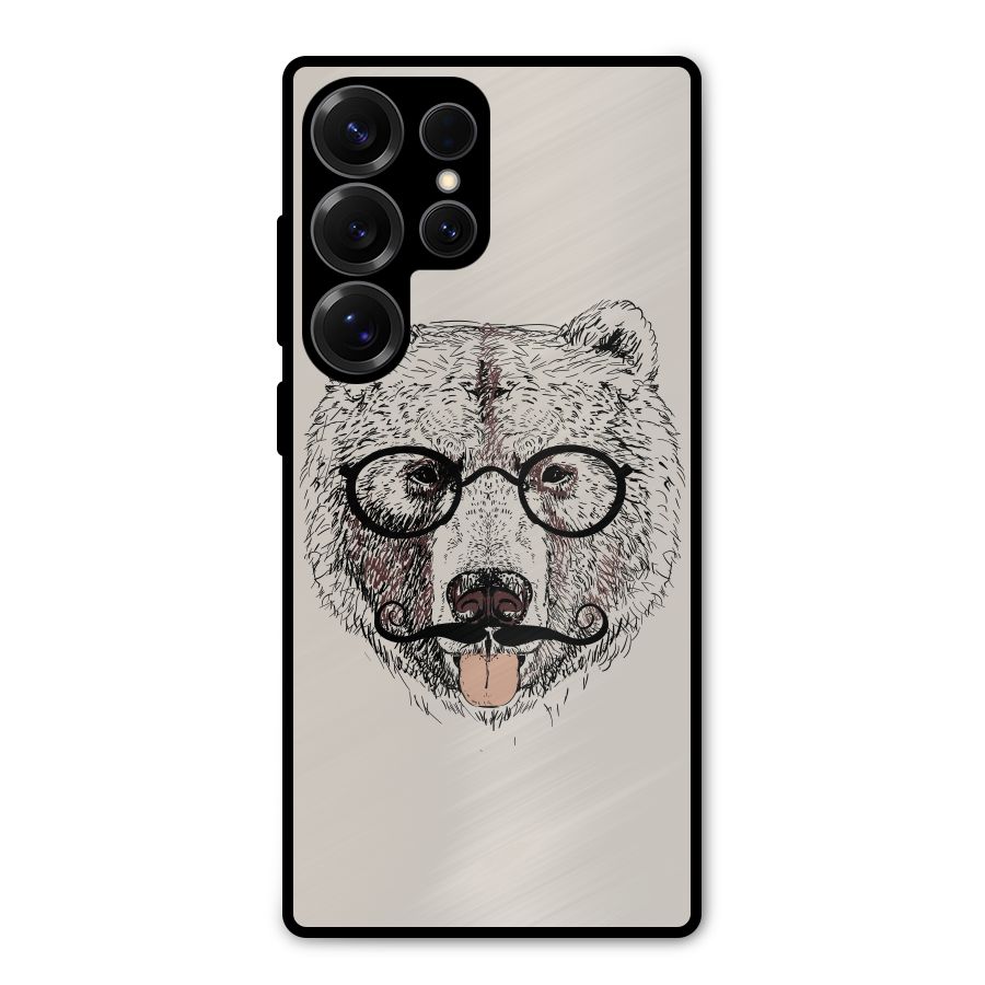 Studious Bear Metal Back Case for Galaxy S25 Ultra
