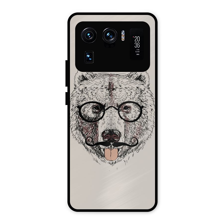 Studious Bear Metal Back Case for Mi 11 Ultra