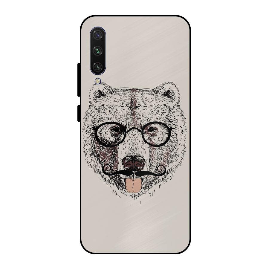 Studious Bear Metal Back Case for Mi A3