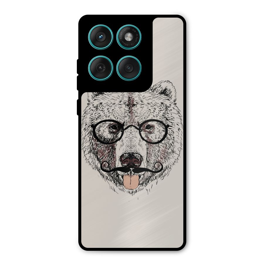 Studious Bear Metal Back Case for Motorola Edge 60