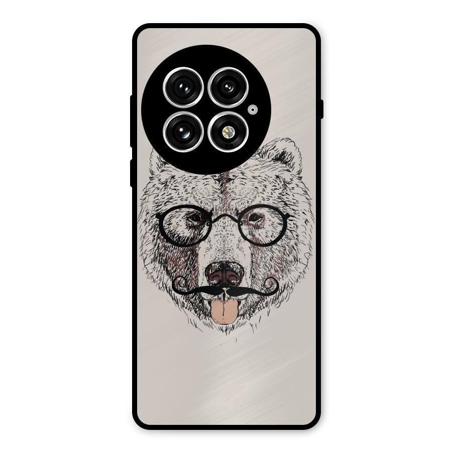 Studious Bear Metal Back Case for OnePlus 13