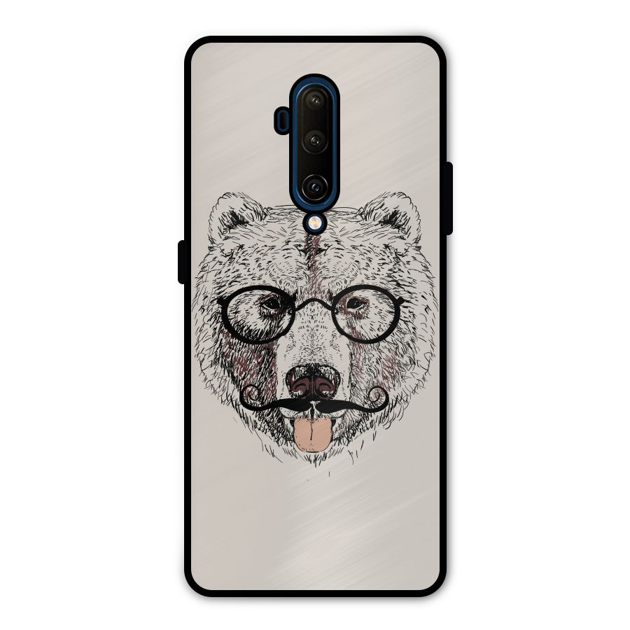 Studious Bear Metal Back Case for OnePlus 7T Pro