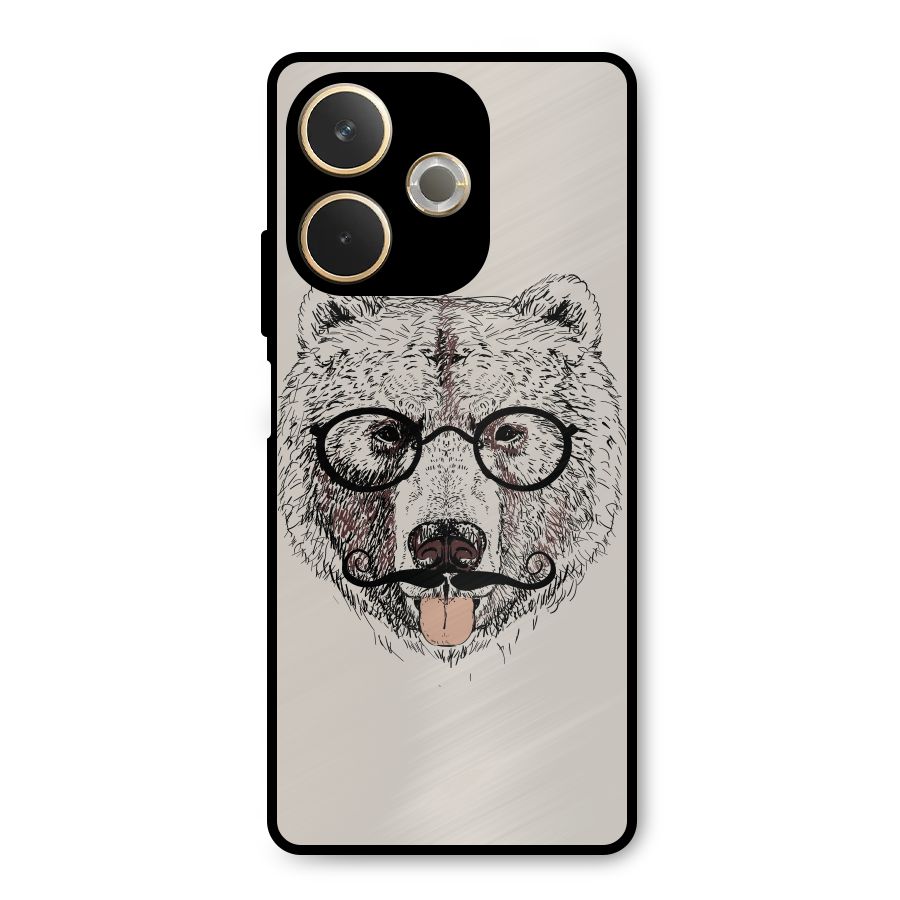 Studious Bear Metal Back Case for Oppo A5 Pro