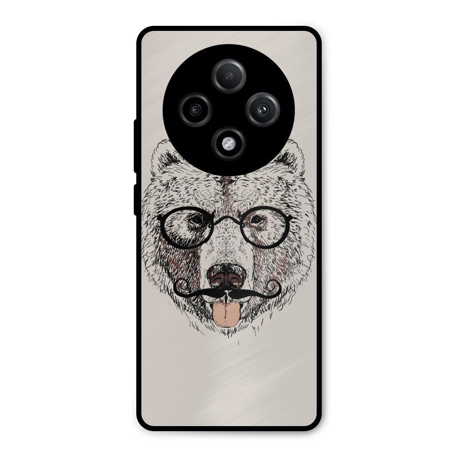 Studious Bear Metal Back Case for Oppo F27 Pro Plus