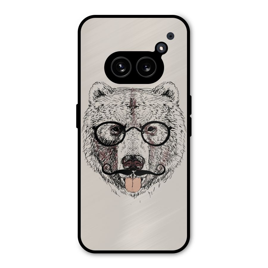Studious Bear Metal Back Case for Nothing Phone 2a