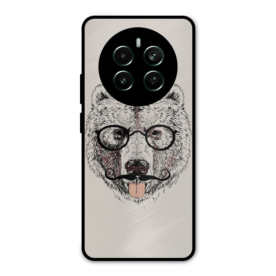 Studious Bear Metal Back Case for Realme 12 Pro Plus