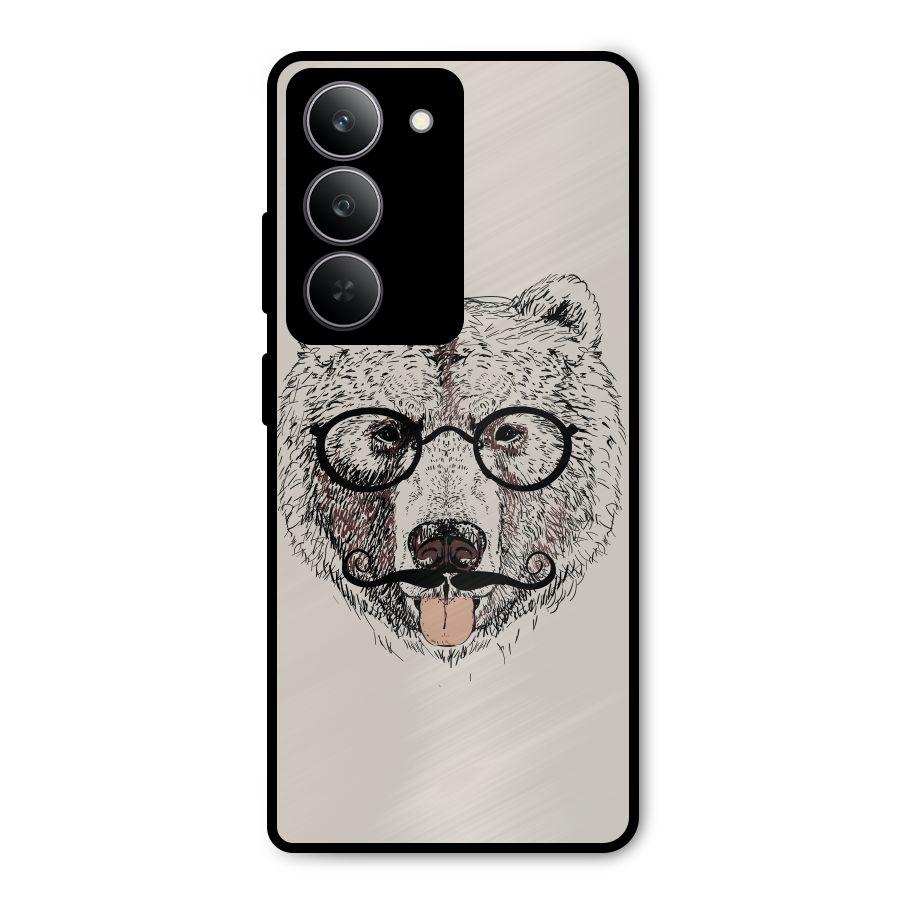 Studious Bear Metal Back Case for Realme 14x