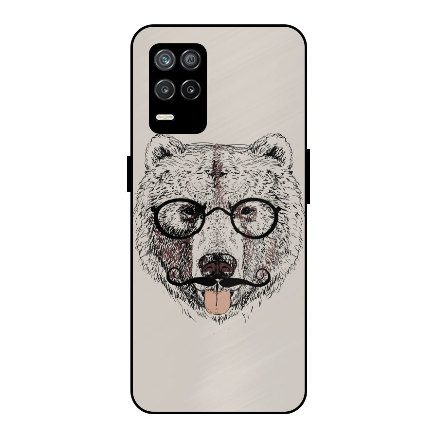Studious Bear Metal Back Case for Realme 8 5G