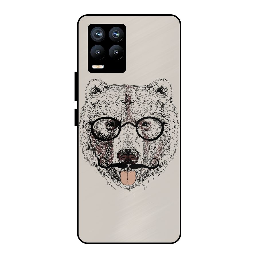 Studious Bear Metal Back Case for Realme 8 Pro