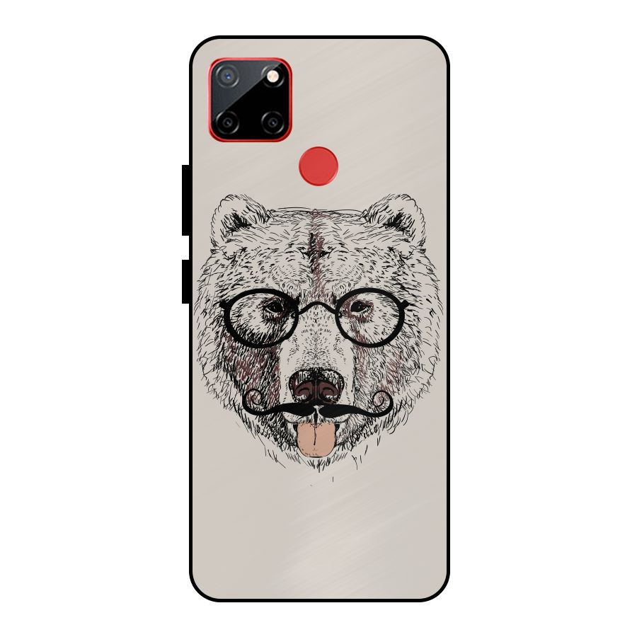 Studious Bear Metal Back Case for Realme C12