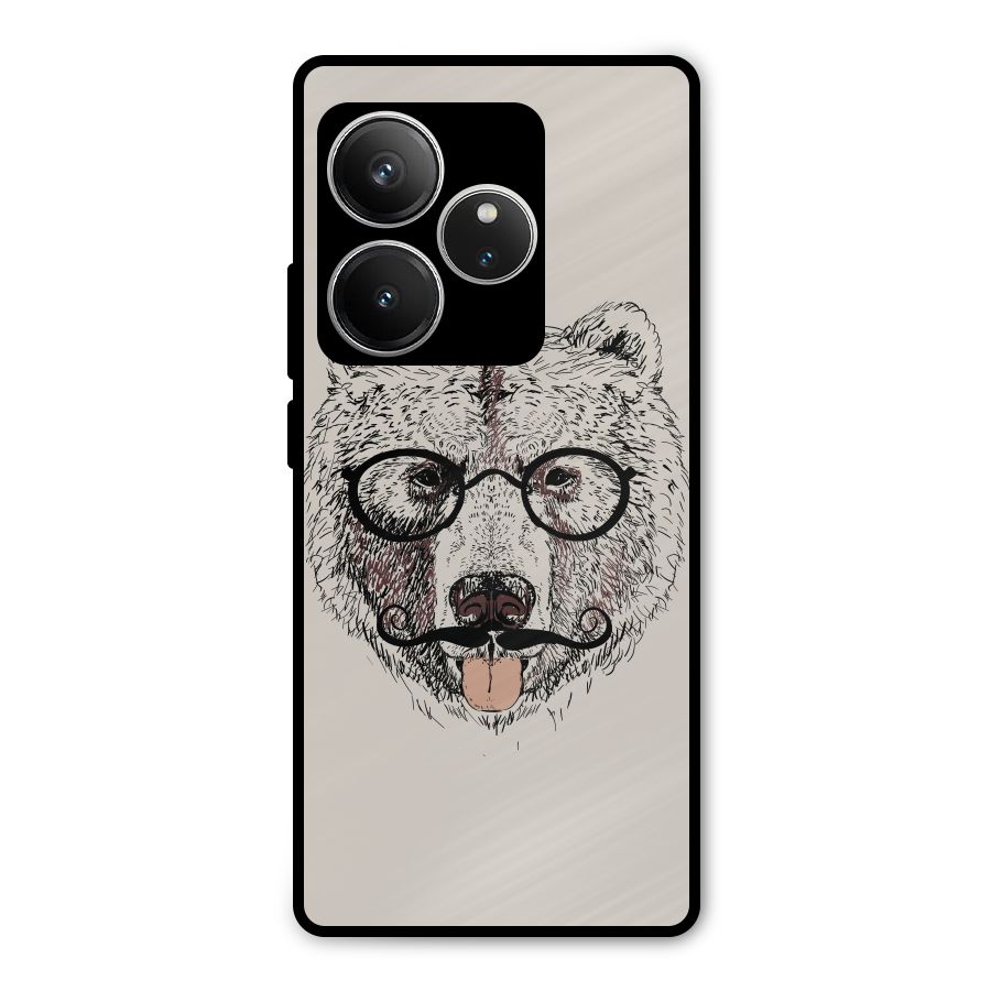 Studious Bear Metal Back Case for Realme GT 6