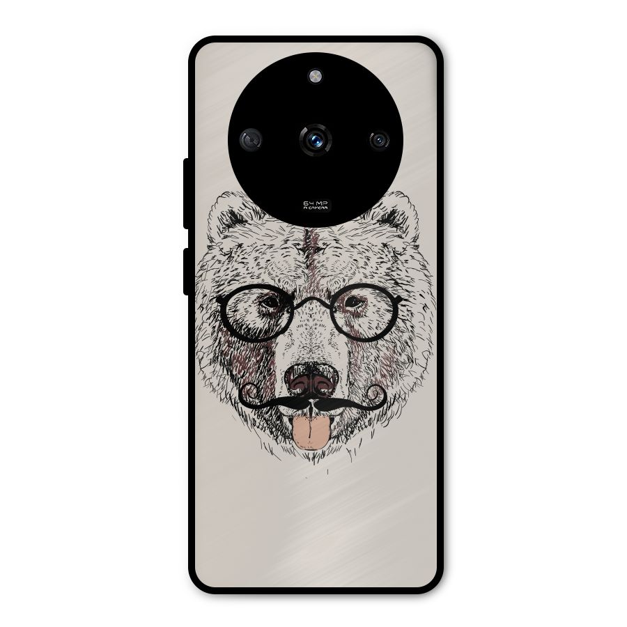 Studious Bear Metal Back Case for Realme Narzo 60 5G