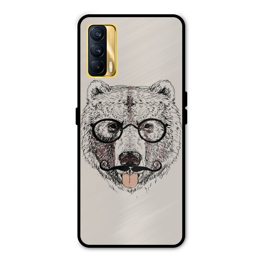 Studious Bear Metal Back Case for Realme X7