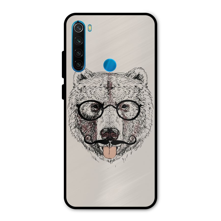 Studious Bear Metal Back Case for Redmi Note 8