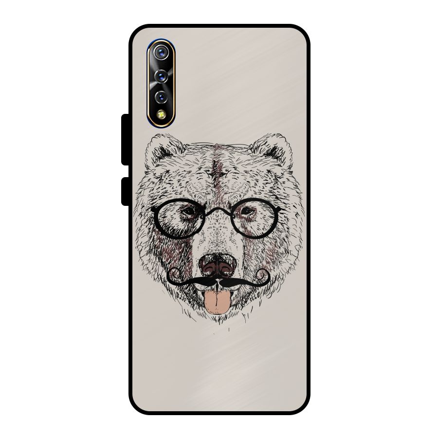 Studious Bear Metal Back Case for Vivo S1