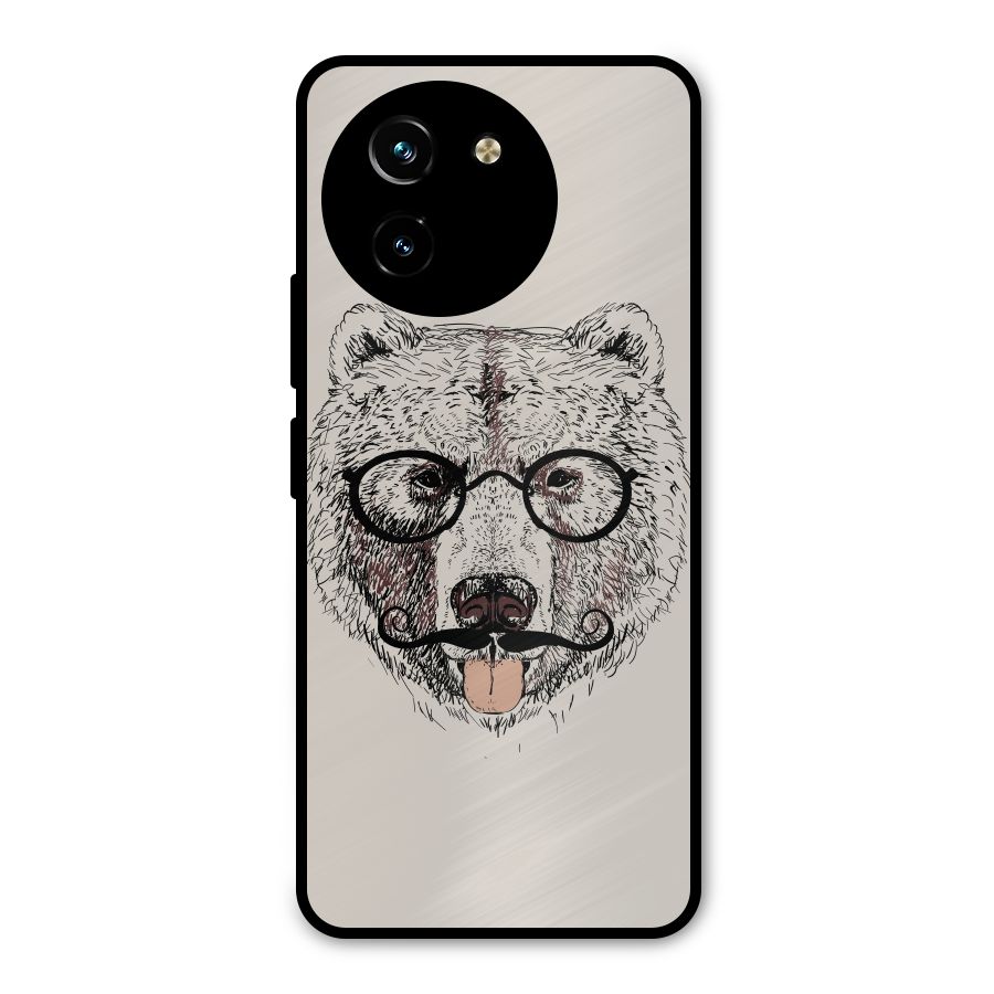 Studious Bear Metal Back Case for Vivo T3x