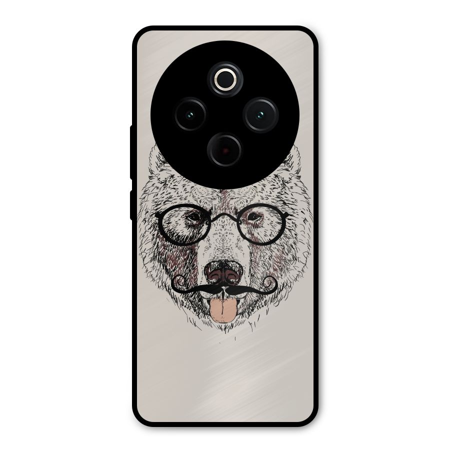 Studious Bear Metal Back Case for Vivo T4