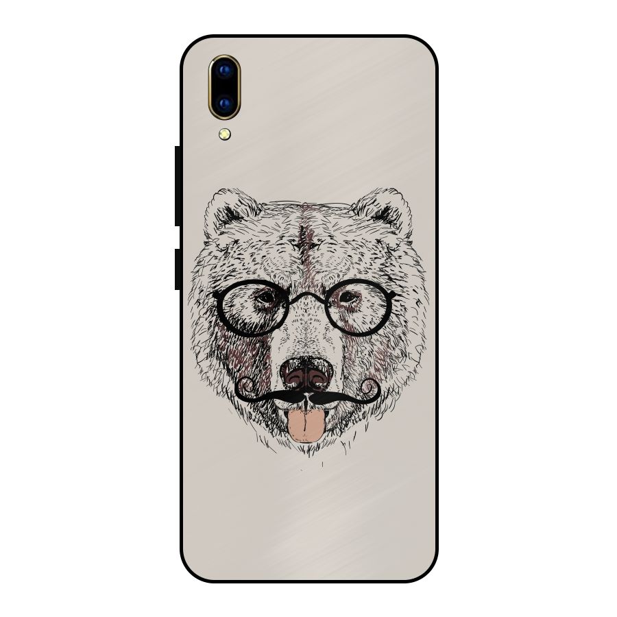 Studious Bear Metal Back Case for Vivo V11 Pro
