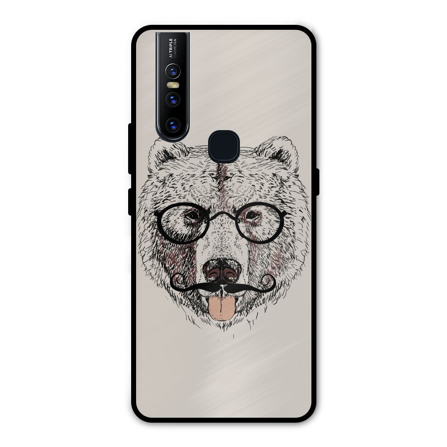 Studious Bear Metal Back Case for Vivo V15