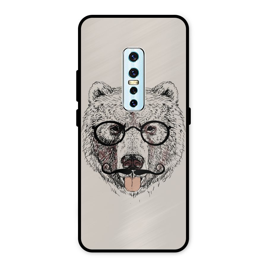 Studious Bear Metal Back Case for Vivo V17 Pro