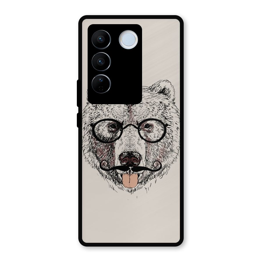 Studious Bear Metal Back Case for Vivo V27