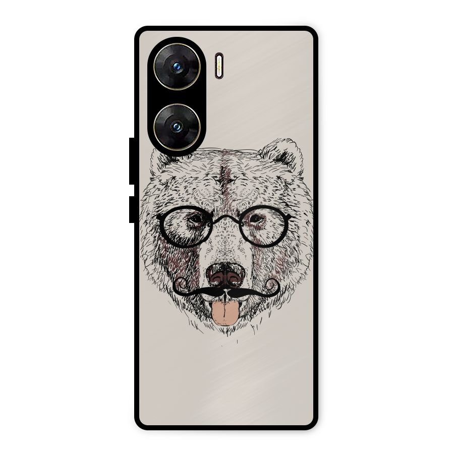 Studious Bear Metal Back Case for Vivo V29e
