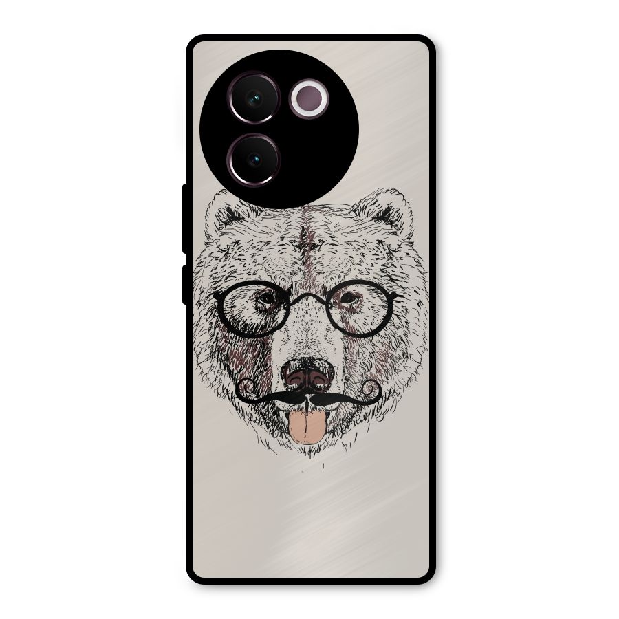 Studious Bear Metal Back Case for Vivo V30e