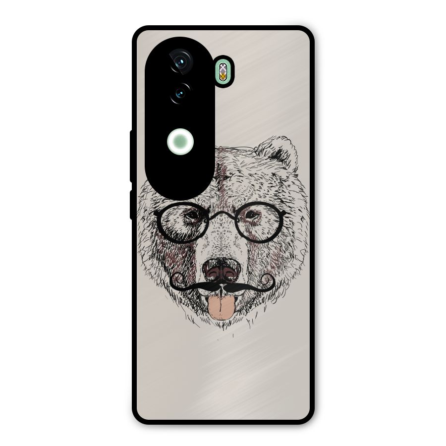 Studious Bear Metal Back Case for Vivo V40e