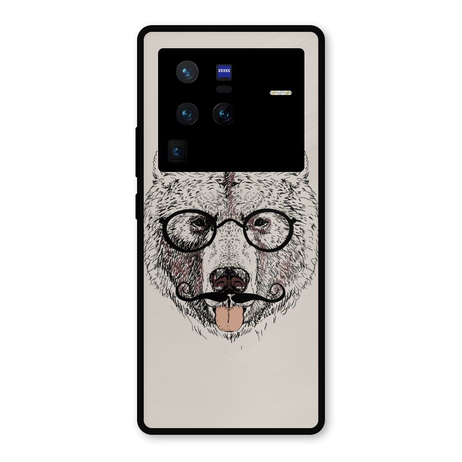 Studious Bear Metal Back Case for Vivo X80 Pro