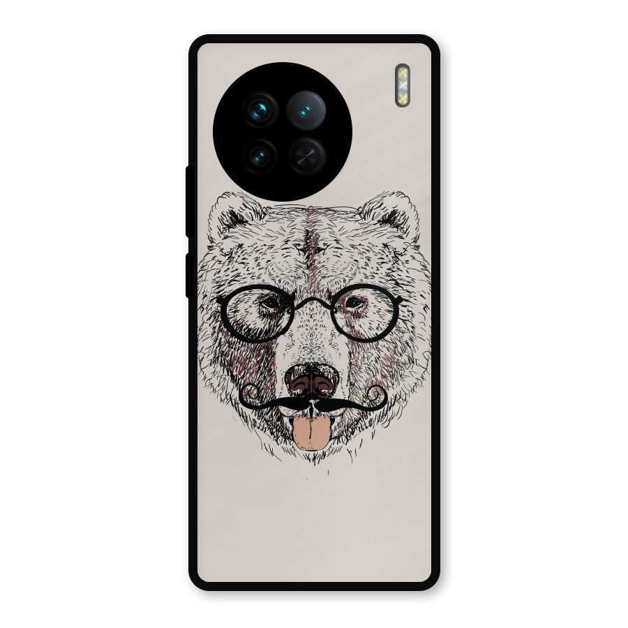 Studious Bear Metal Back Case for Vivo X90