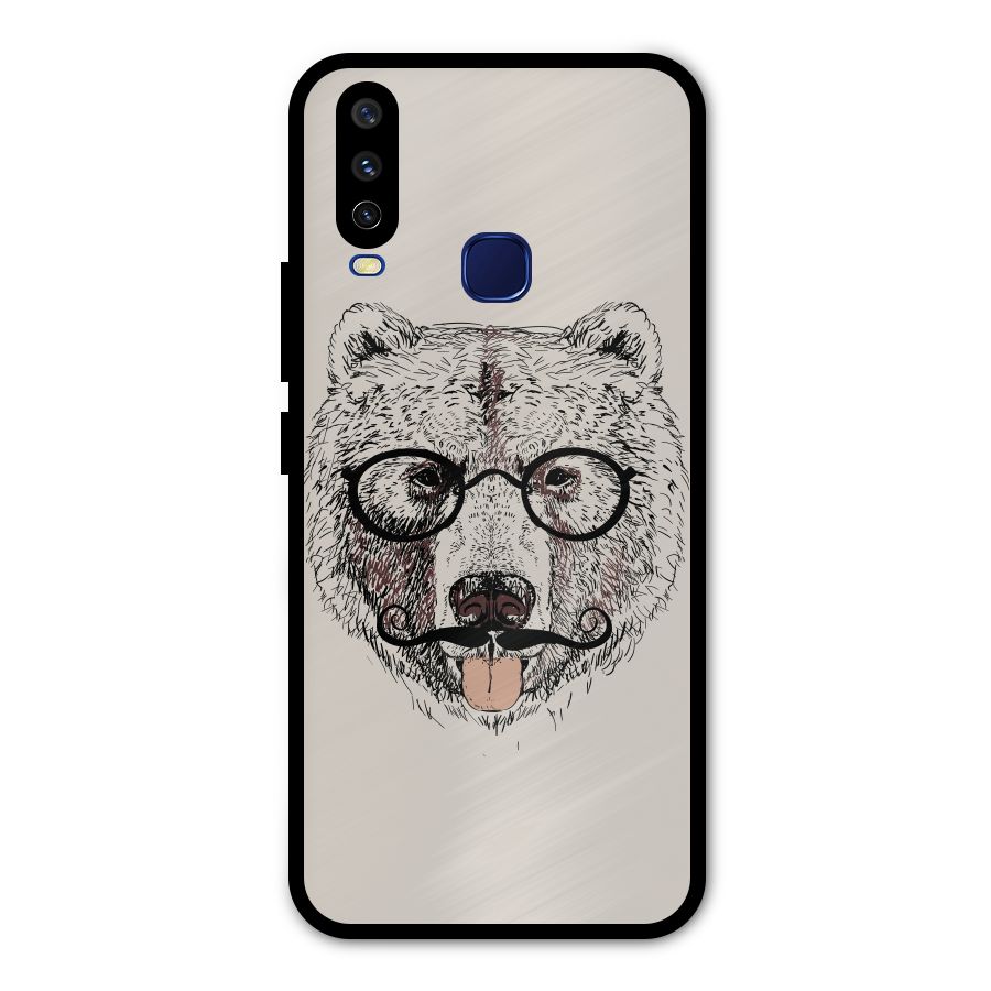 Studious Bear Metal Back Case for Vivo Y15
