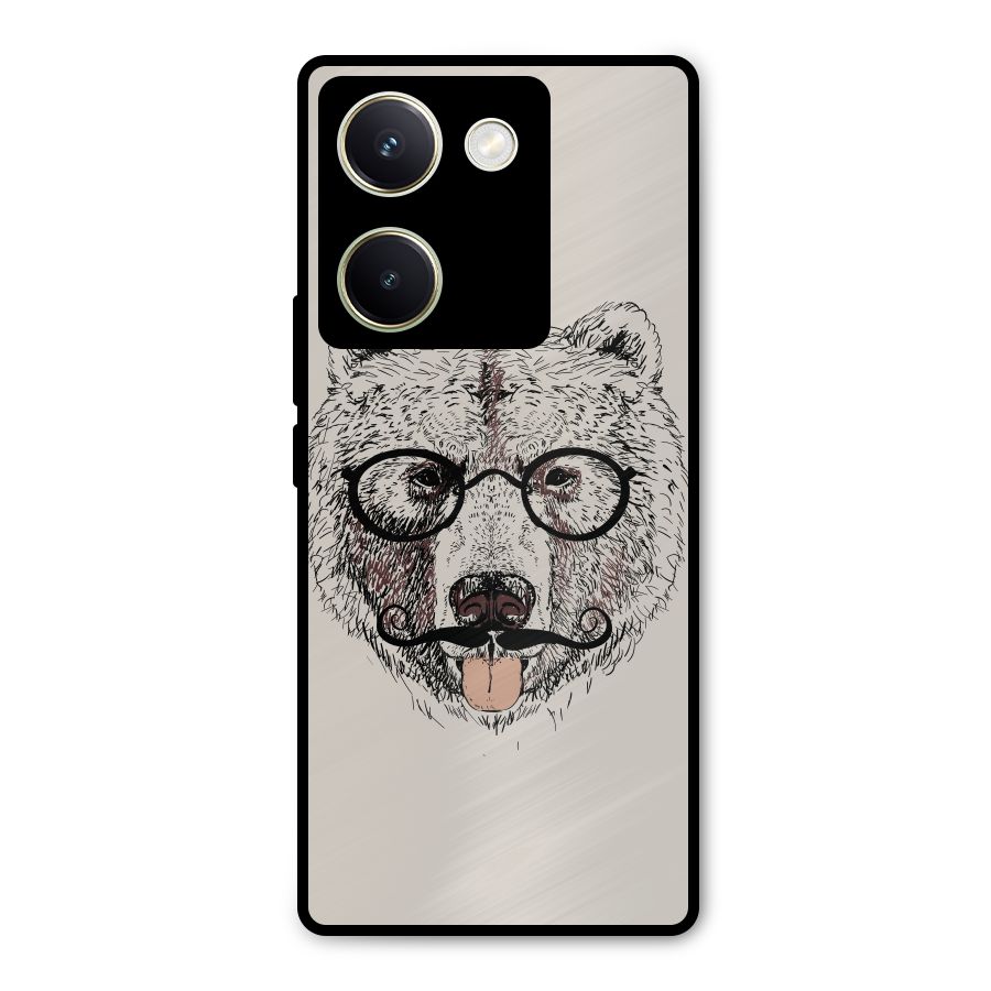 Studious Bear Metal Back Case for Vivo Y200 Pro