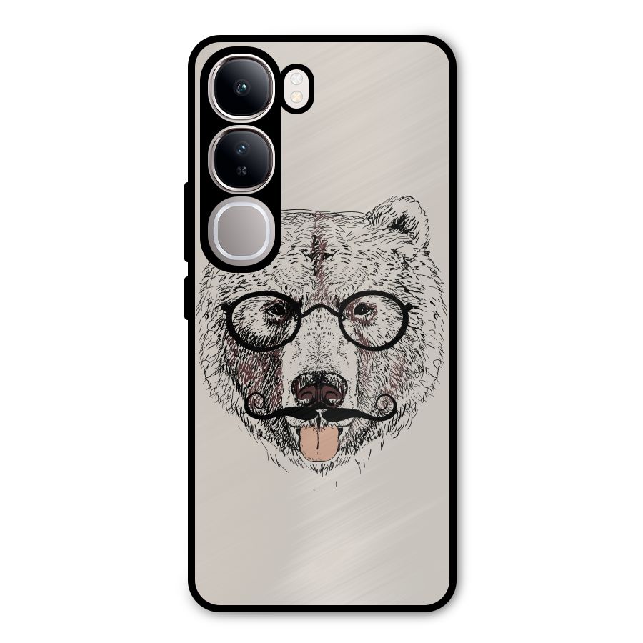 Studious Bear Metal Back Case for Vivo Y300