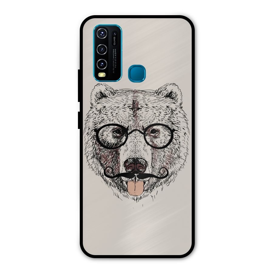 Studious Bear Metal Back Case for Vivo Y50