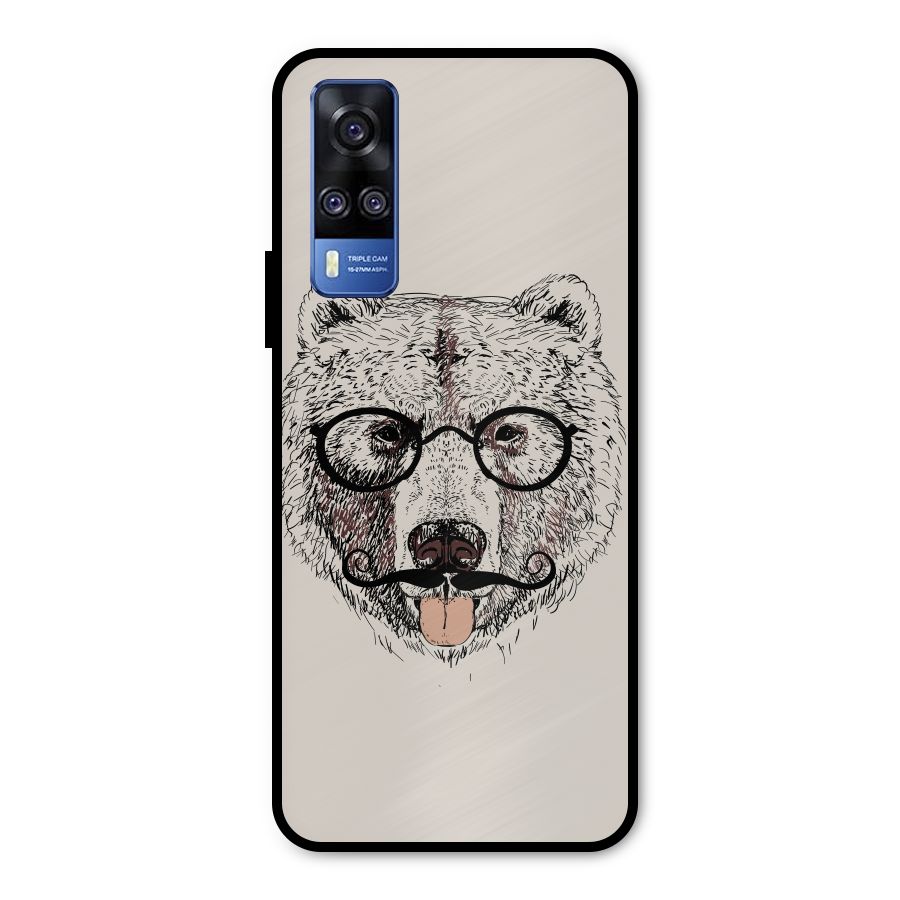 Studious Bear Metal Back Case for Vivo Y51A