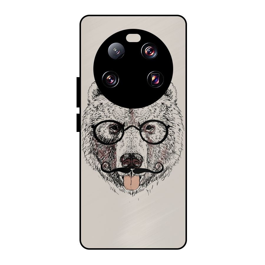 Studious Bear Metal Back Case for Xiaomi 13 Ultra