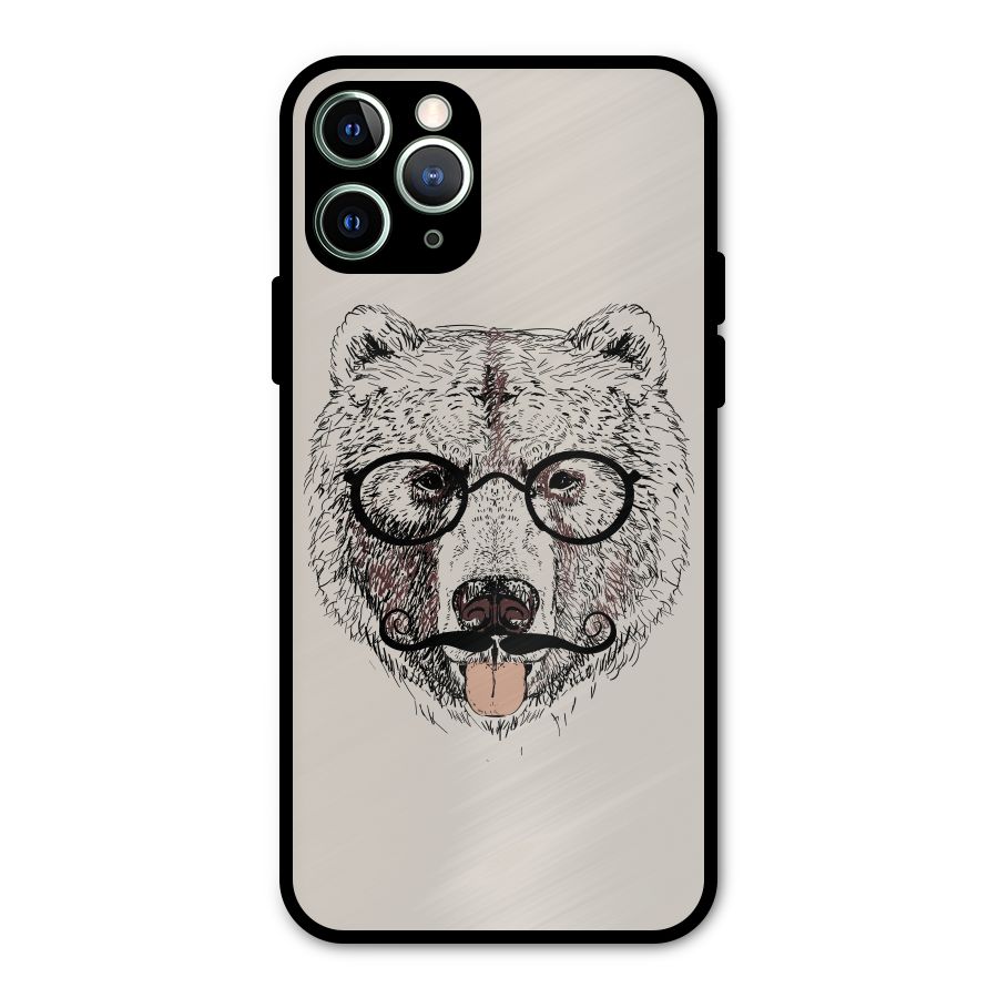 Studious Bear Metal Back Case for iPhone 11 Pro Max