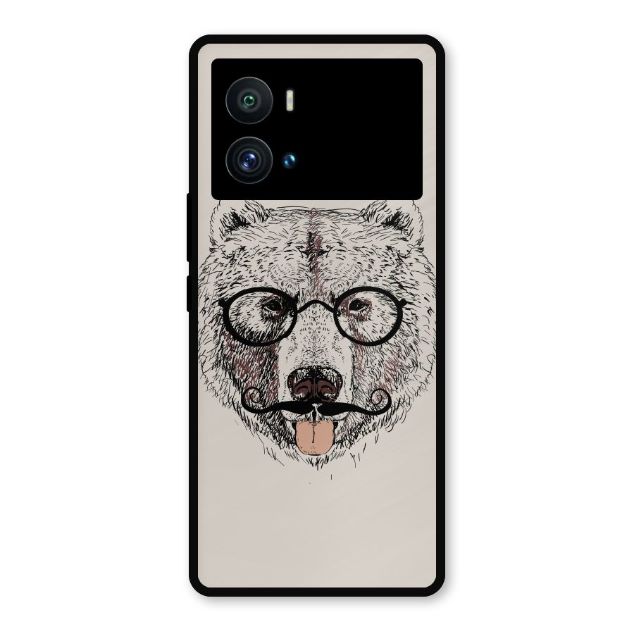 Studious Bear Metal Back Case for iQOO 9 Pro