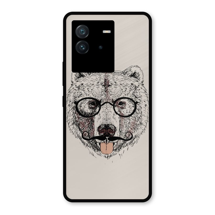 Studious Bear Metal Back Case for iQOO Neo 6 5G