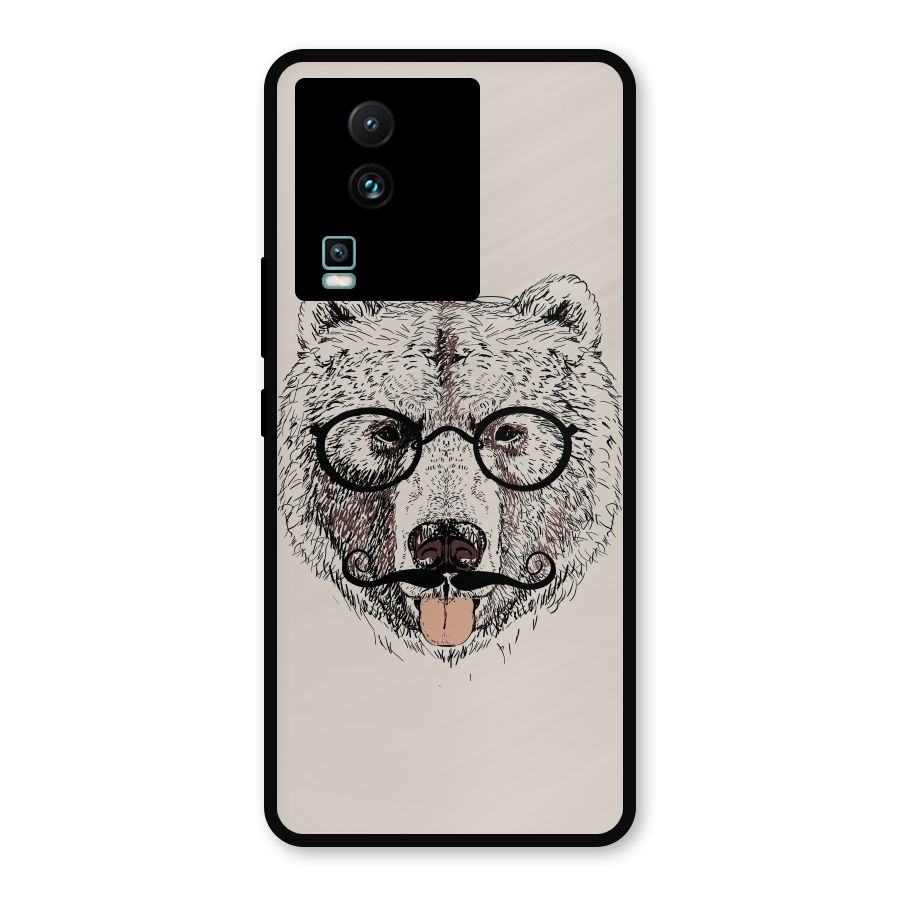 Studious Bear Metal Back Case for iQOO Neo 7 Pro