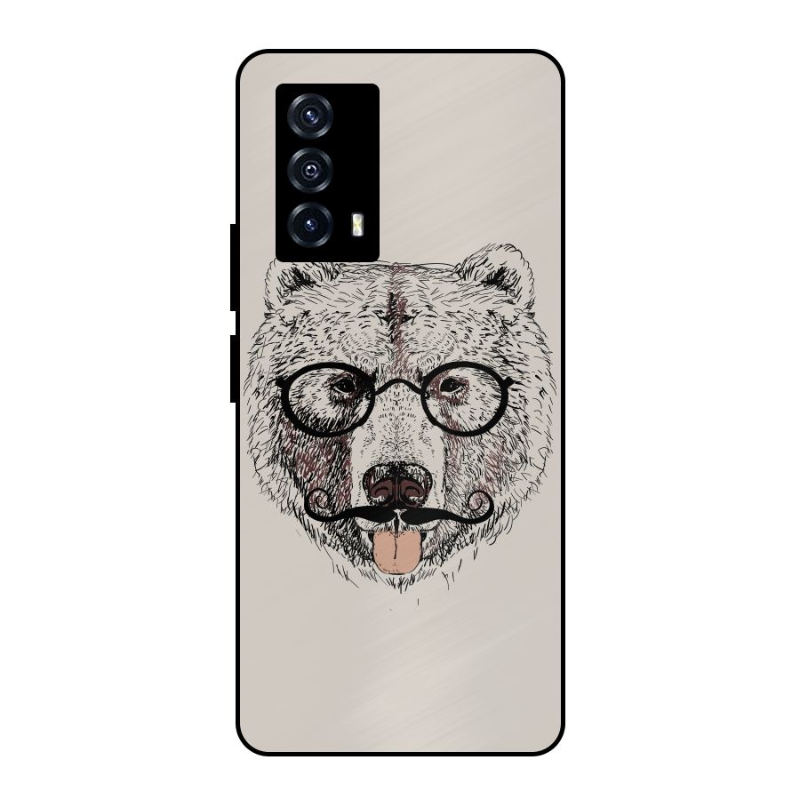 Studious Bear Metal Back Case for iQOO Z5
