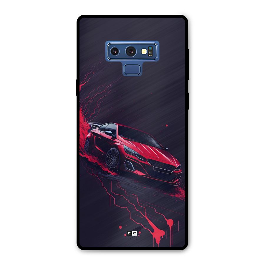 Stunning Car Metal Back Case for Galaxy Note 9