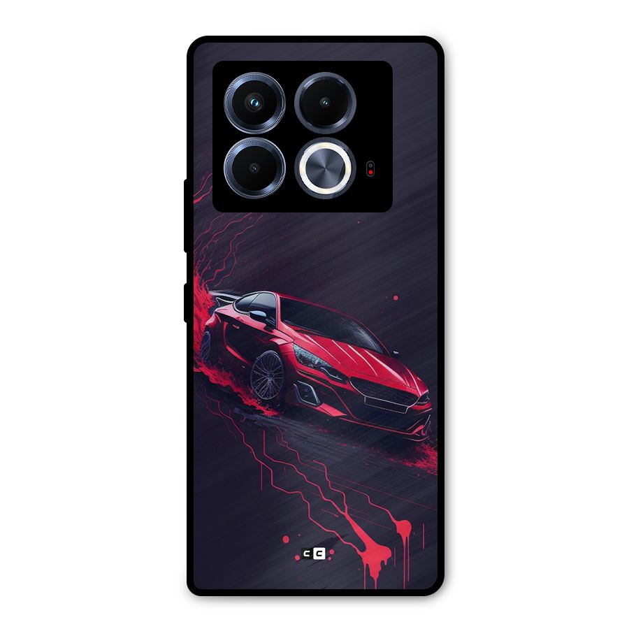 Stunning Car Metal Back Case for Infinix Note 40 5G