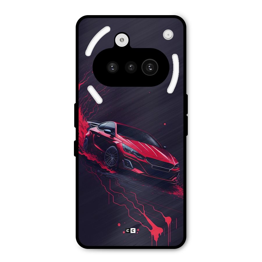 Stunning Car Metal Back Case for Nothing Phone 3a