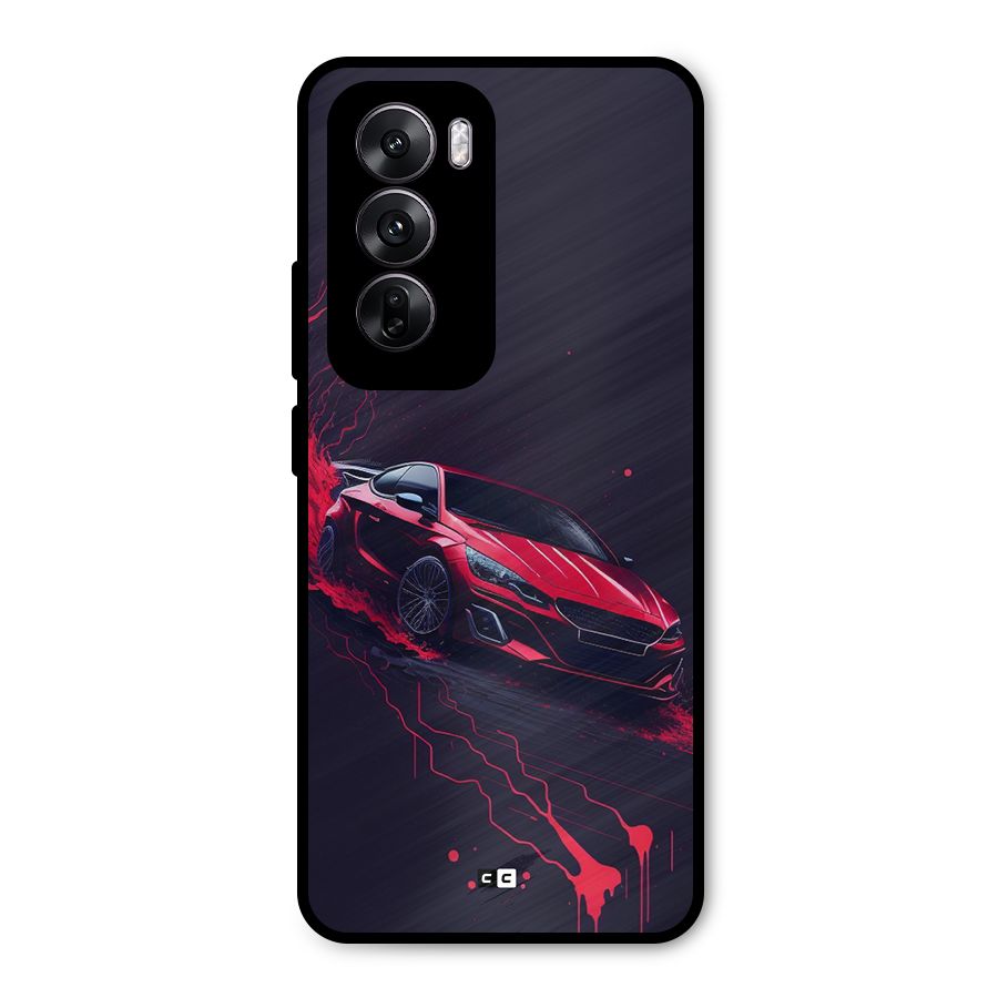 Stunning Car Metal Back Case for Oppo Reno12