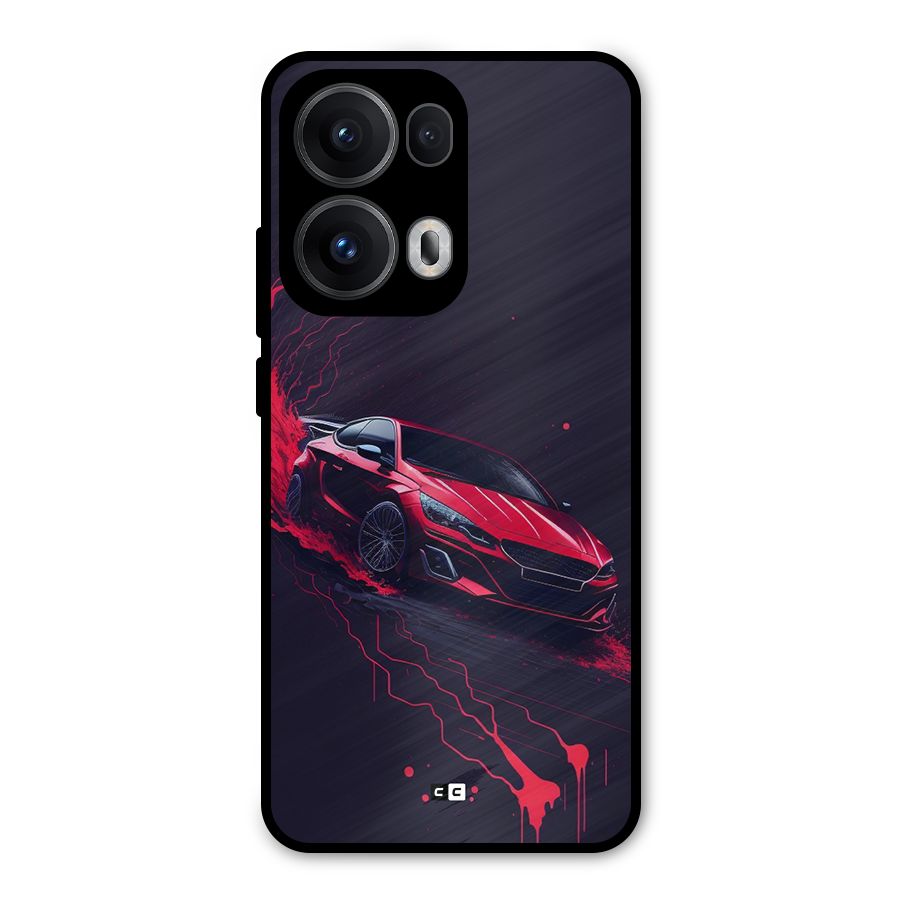 Stunning Car Metal Back Case for Oppo Reno13 Pro